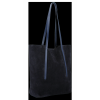 Kožené kabelka shopper bag Vittoria Gotti tmavě modrá V6590C