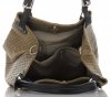 Kožené kabelka shopper bag Vittoria Gotti khaki V80047