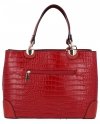 Dámská kabelka kufřík Hernan červená HB0240