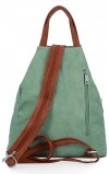 Dámská kabelka batůžek Herisson světle zelená 1502H303