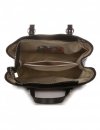 Kožené kabelka kufřík Vittoria Gotti černá V280