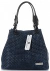 Kožené kabelka shopper bag Vittoria Gotti jeans V80047