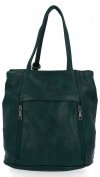 Dámská kabelka batůžek Hernan lahvově zelená HB0355-1
