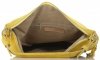 Kožené kabelka univerzální Genuine Leather žlutá 5577C