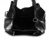 Kožené kabelka shopper bag Vittoria Gotti černá V2L