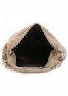 Kožené kabelka univerzální Genuine Leather béžová 8309