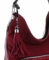 Kožené kabelka univerzální Velina Fabbiano červená VF6147
