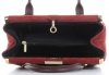 Kožené kabelka kufřík Vittoria Gotti bordová V816(1