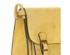 Kožené kabelka listonoška Genuine Leather žlutá 1643