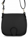 Kožené kabelka listonoška Vittoria Gotti černá V2468