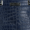 Kožené kabelka klasická Vittoria Gotti tmavě modrá V2395