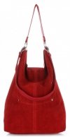 Kožené kabelka shopper bag Vittoria Gotti červená V3292C