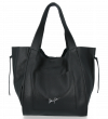 Kožené kabelka univerzální Vittoria Gotti černá P29