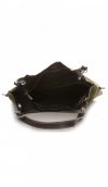 Kožené kabelka listonoška Genuine Leather světle zelená 517