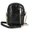 Kožené kabelka listonoška Vittoria Gotti černá V6208