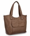 Dámská kabelka shopper bag Herisson tmavě béžová 17B374
