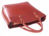 Kožené kabelka shopper bag Genuine Leather zrzavá 11A