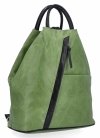 Dámská kabelka batůžek Hernan světle zelená HB0136-Ljziel