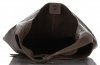 Kožené kabelka shopper bag Vittoria Gotti čokoládová V8804