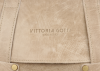 Kožené kabelka listonoška Vittoria Gotti béžová V688636
