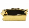 Kožené kabelka listonoška Genuine Leather žlutá 0003