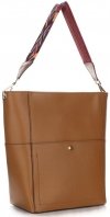Kožené kabelka shopper bag Genuine Leather hnědá K26