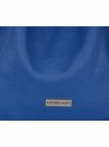 Kožené kabelka shopper bag Vittoria Gotti kobaltová V230