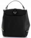 Kožené kabelka batůžek Vittoria Gotti černá V3199