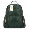 Dámská kabelka batůžek Herisson lahvově zelená 2102L2039
