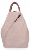 Dámská kabelka batůžek Hernan pudrová růžová HB0137-1