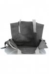 Kožené kabelka shopper bag Vittoria Gotti světle šedá V26A
