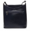Kožené kabelka listonoška Genuine Leather tmavě modrá 6001