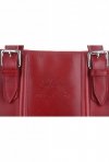 Kožené kabelka klasická Vittoria Gotti červená V9055