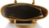 Kožené kabelka klasická Genuine Leather hořčicová 3303