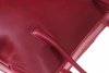 Univerzální kožená kabelka 2 přihrádky červená