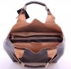 Kožená kabelka Shopperbag s kosmetickou kapsičkou čokoláda
