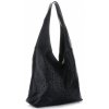 Kožené kabelka shopper bag Vittoria Gotti černá V31