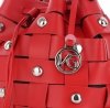 Kožené kabelka shopper bag Vittoria Gotti červená V5867