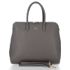 Kožené kabelka kufřík Vittoria Gotti šedá V2392