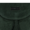 Kožené kabelka listonoška Vittoria Gotti lahvově zelená V1355