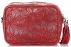 Kožené kabelka listonoška Vittoria Gotti červená V3288F