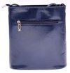 Kožené kabelka listonoška Genuine Leather tmavě modrá 208