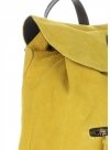 Kožené kabelka batůžek Vittoria Gotti žlutá 80022