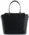 Kožené kabelka kufřík Vittoria Gotti černá V7719