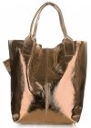 Kožené kabelka shopper bag Genuine Leather 555