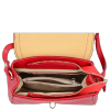 Kožené kabelka listonoška Vittoria Gotti červená V528058
