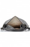 Kožené kabelka batůžek Vittoria Gotti světle šedá V1670C