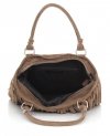 Kožené kabelka univerzální Genuine Leather zemitá 60499