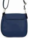 Kožené kabelka listonoška Vittoria Gotti tmavě modrá V2468