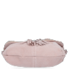 Kožené kabelka listonoška Vittoria Gotti pudrová růžová DB20
